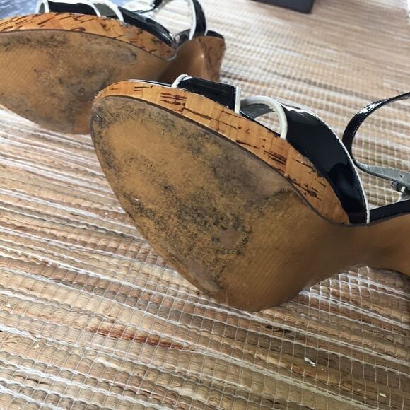 Next black and white patent with ankle strap 8.5 - Picture 4 of 4